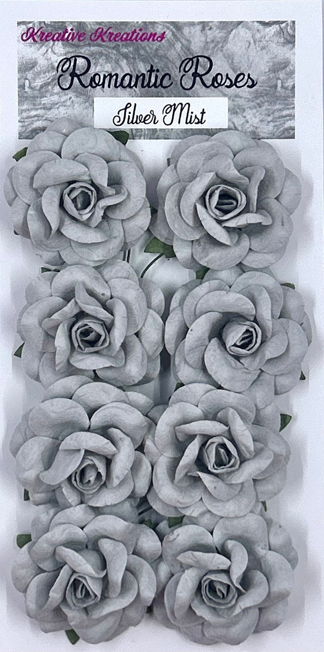 Romantic Roses - Silver Mist
